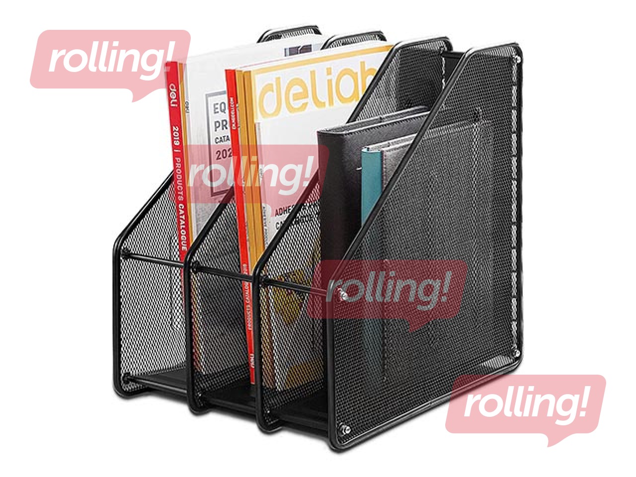 Magazine file Forofis A4, triple, metal, black