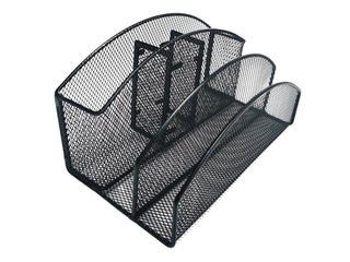 Lauaorganisaator Concorde, 5 osa, metall, must