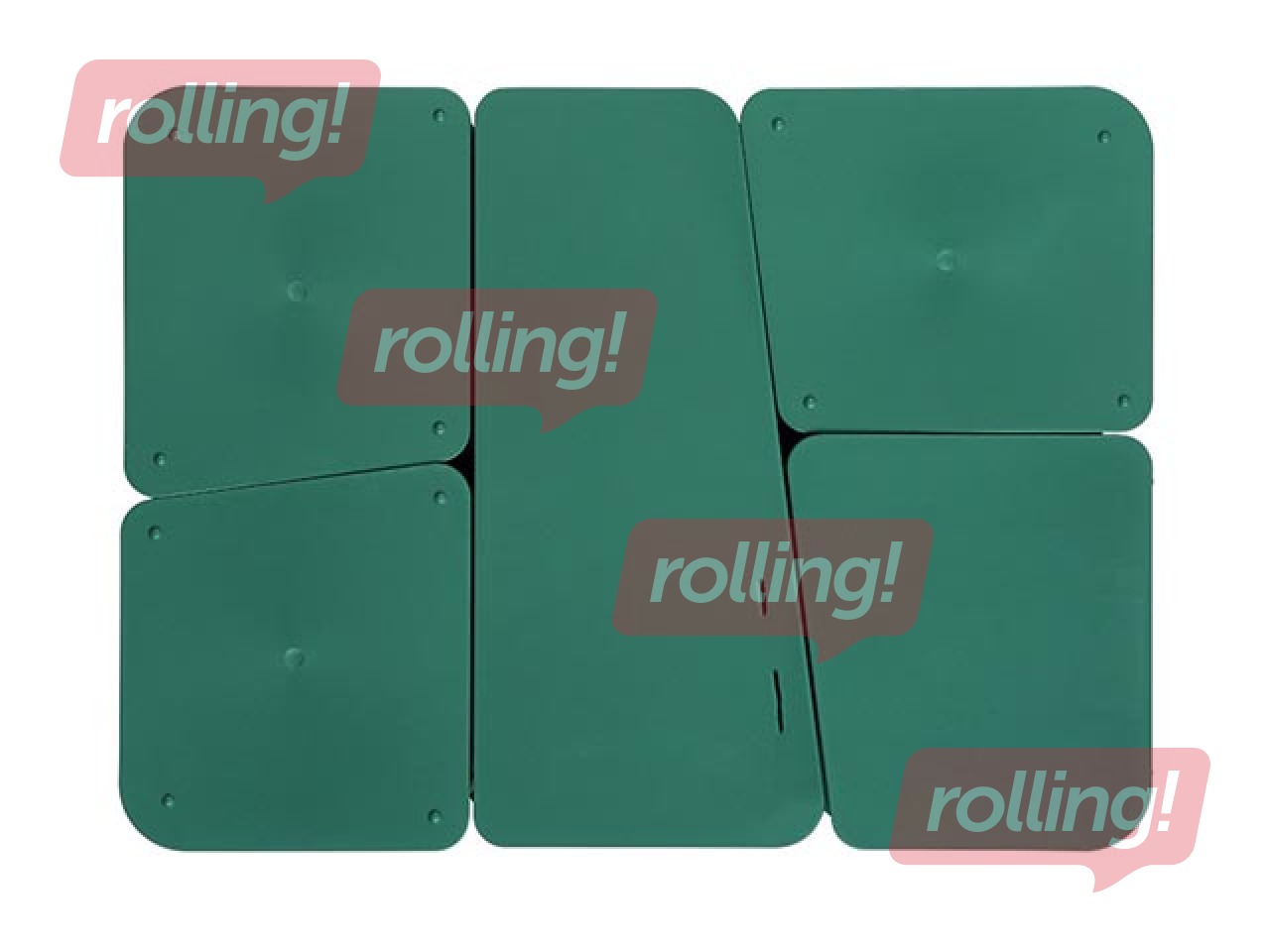 Büroolaua komplekt Concorde Lucky Eco, roheline