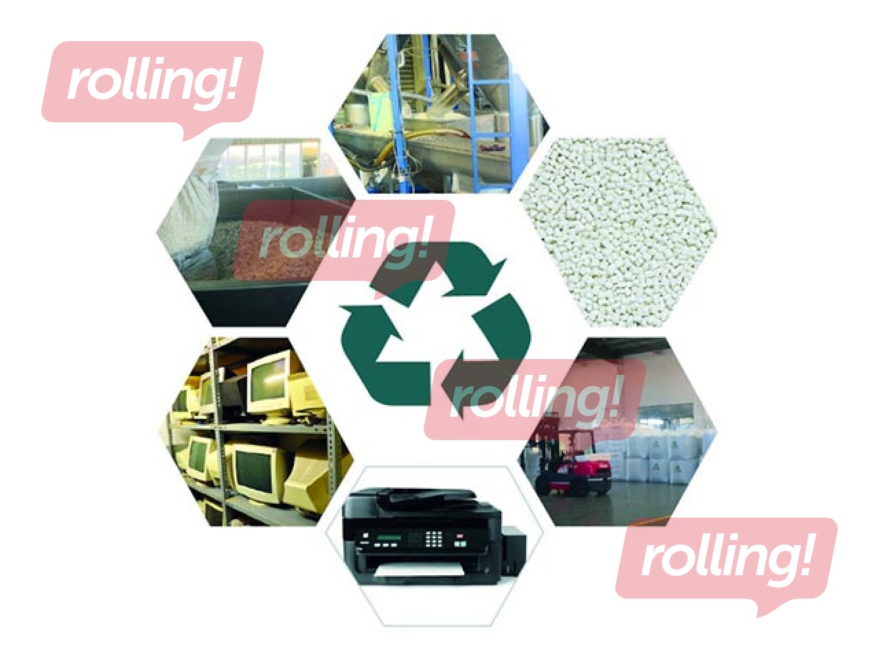 Büroolaua komplekt Concorde Lucky Eco, roheline