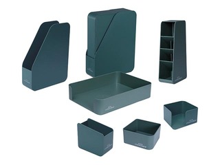 Compact desktop office set Concorde Lucky Eco, green