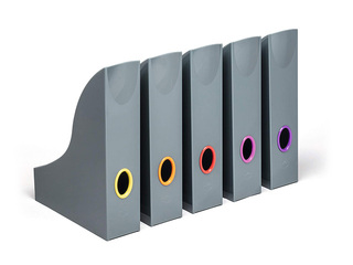 Ajakirjahoidikute komplekt Durable Varicolor, A4, hall, 5tk