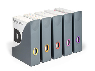 Dokumentu statīvu komplekts Durable Varicolor, A4, pelēks, 5 gab.