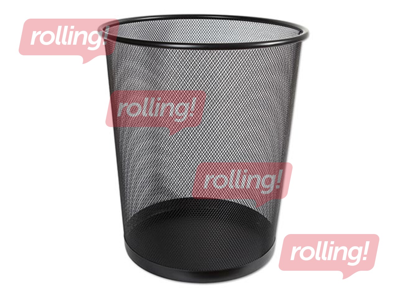 Papīrgrozs Concorde, metāla, melns, 12l