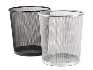 Papīrgrozs Forpus, metāla, melns, 12l