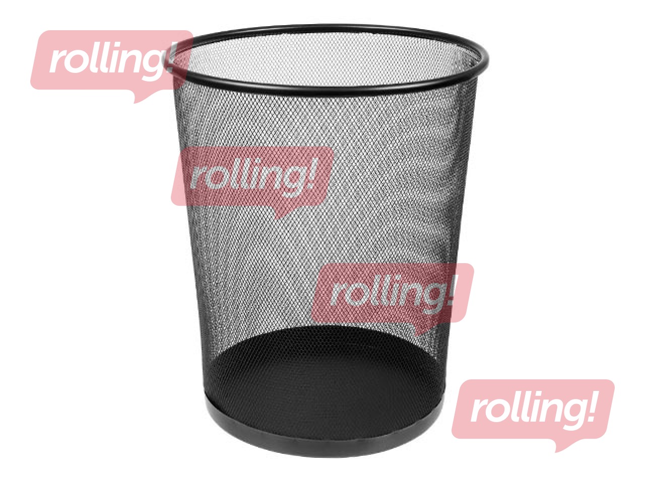 Papīrgrozs MemoBe, metāla, melns, 19l