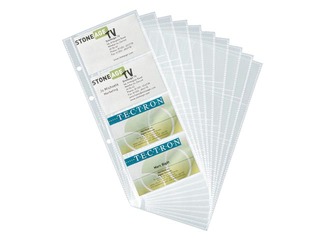 Visiitkaardi kaante lisataskud Durable, 60x90mm, 10 tk.