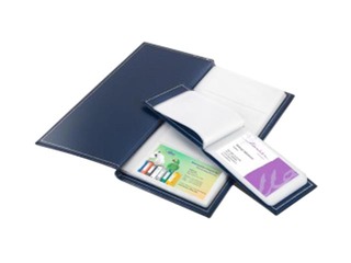 Business Card Album Forpus, 40 cards, PP, dark blue