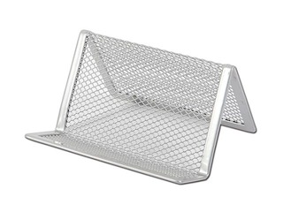 Подставка для визиток Concorde, метал, серебристая