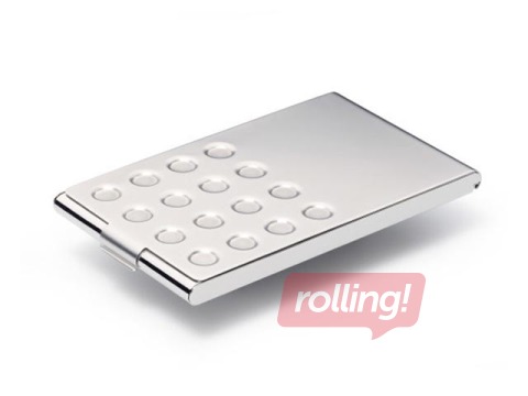 Визитница Durable, хромированная