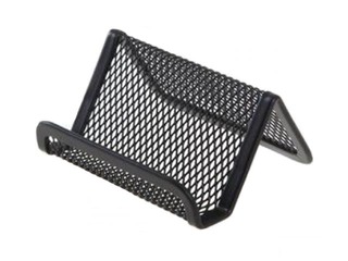 Business card stand Forpus, metal, black