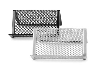 Name card folder  Forpus,  metal, silver