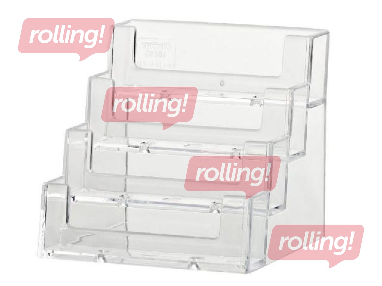 Vizītkaršu turētājs ar 4 sadalījumiem