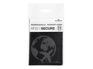 Pases vāciņi RFID SECURE, melni, 189x129mm