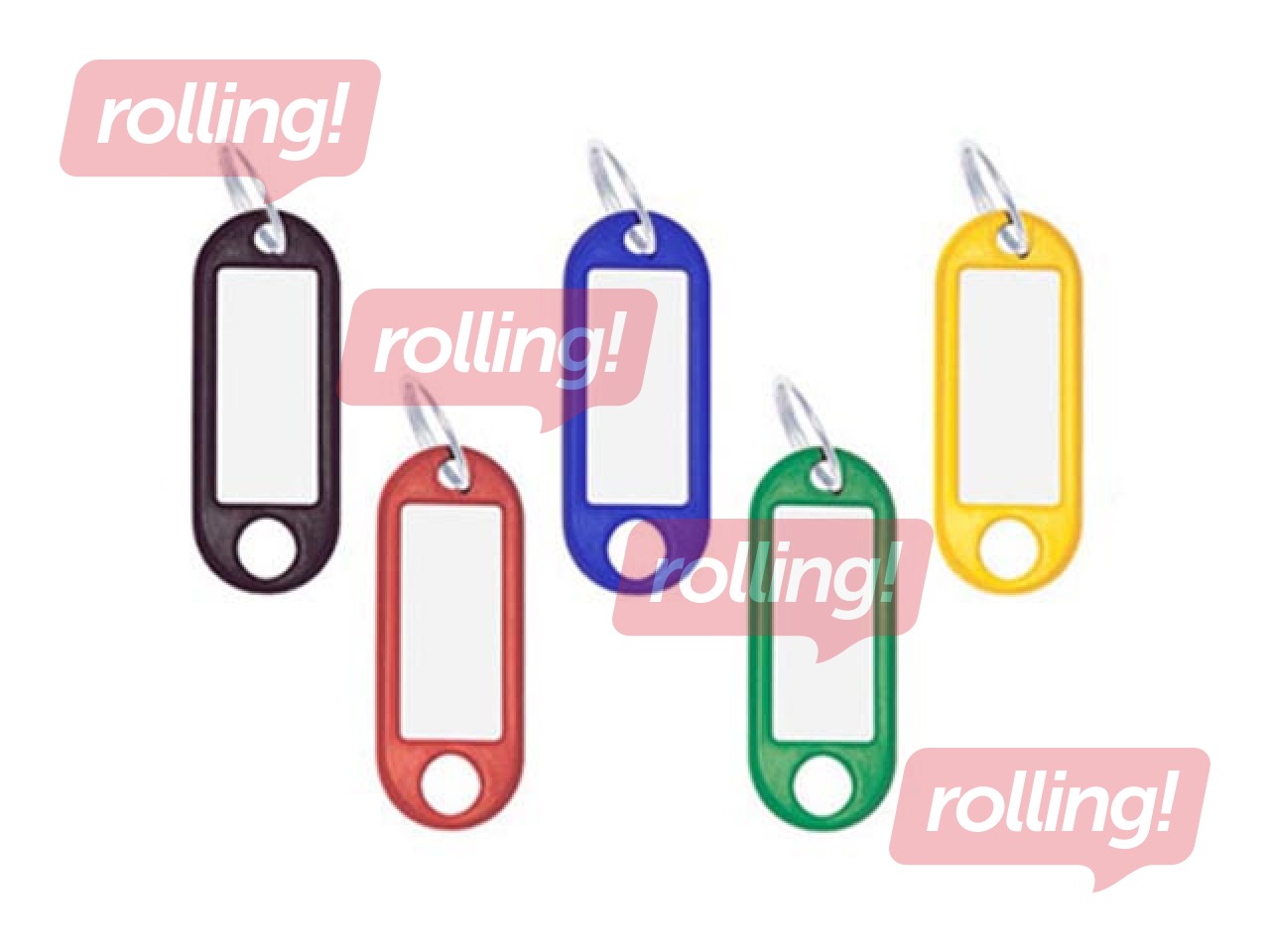 Plastic Key-ring Argo, green