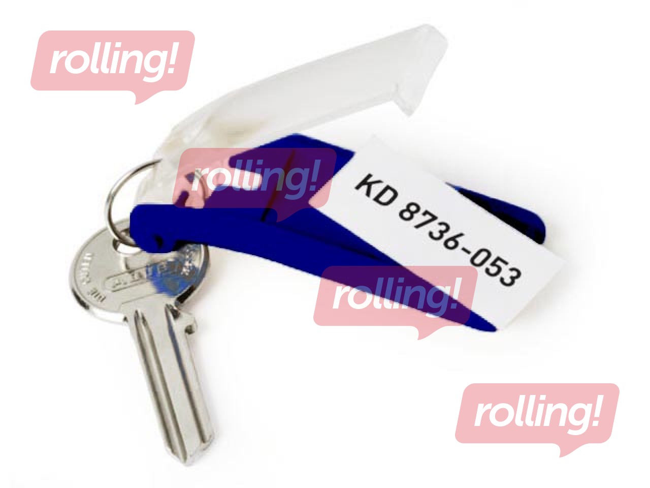 Key clip Durable, dark blue, 6 pcs.