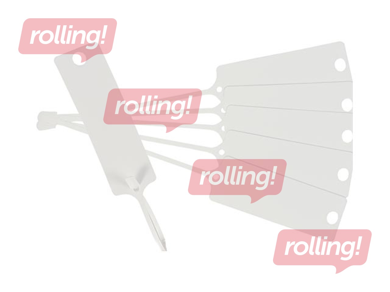 Atslēgu piekariņi, plastikāta, 190x25mm 100 gab./iepak.