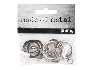 Atslēgu piekariņi ar ķēdīti, 5 gab./iepak.