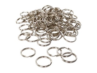 Atslēgu piekariņu riņķis, 25mm, 100 gab.