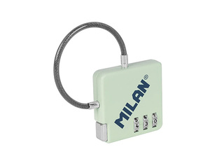 Koodiga võtmelukk, roheline, 6.5x6.8x0.9cm