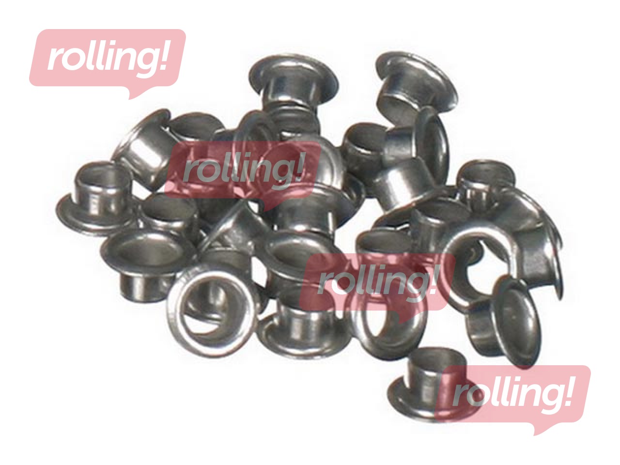Eyelets Hang PunchNBind, silver color, D 5.5mm, 25 pages, 100 pcs.