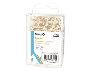 Kniedītes KW-Trio, zeltītas, 4.8x5.2mm, 250 gab.