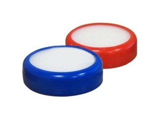 Подушечка для увлажнения пальцев, из поролона, диам 8.3cm