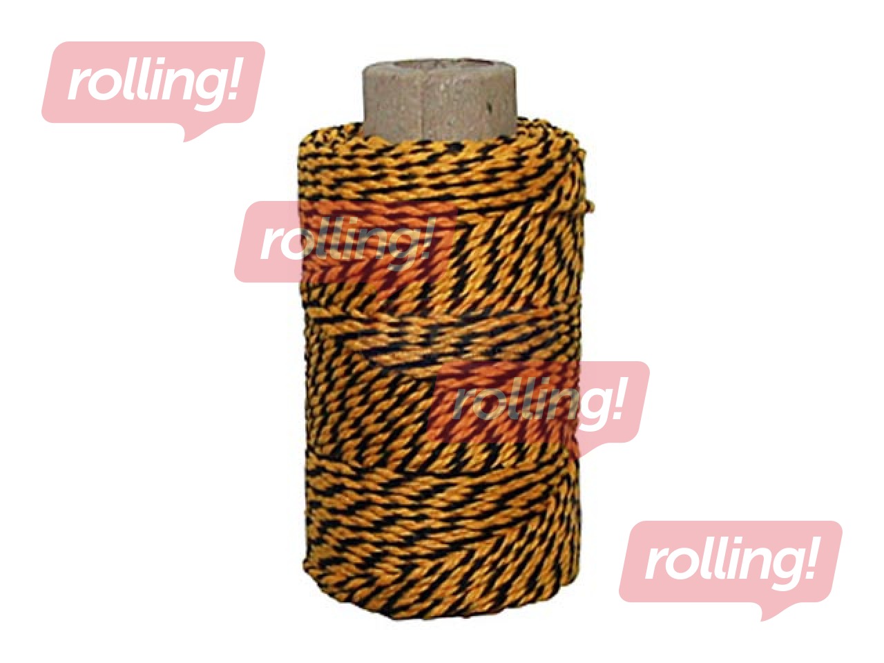 Notāru diegs, dzeltens/melns, 35m