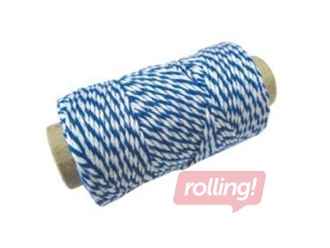 Notaries cotoon, blue/white, 35m