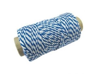 Notaries cotoon, blue/white, 35m