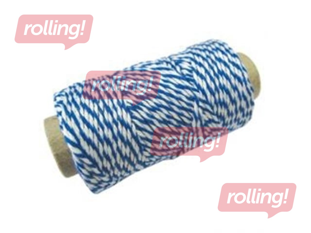 Notāru diegs, zils/balts, 35m