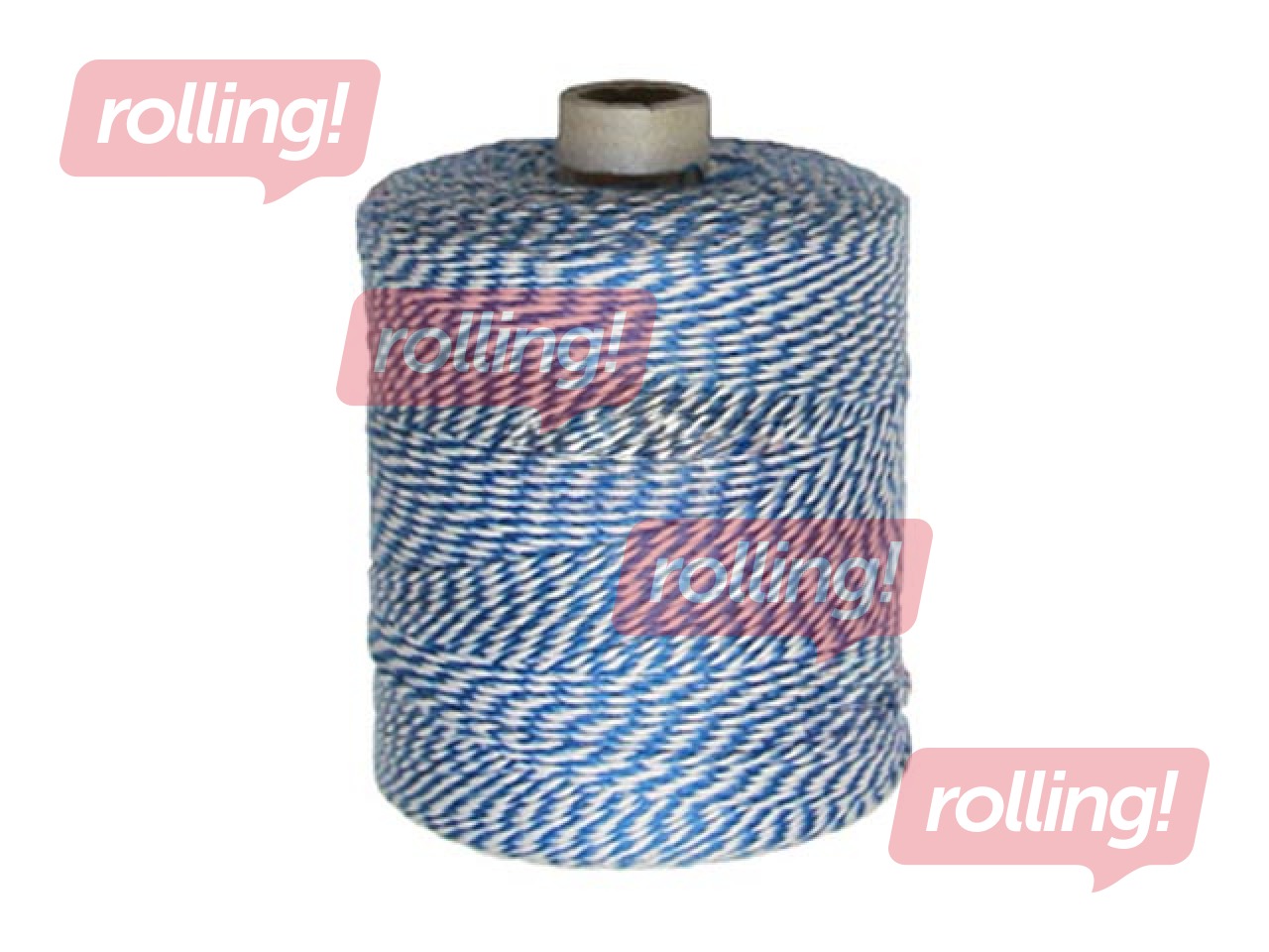 Notāru diegs, zils/balts, 350m