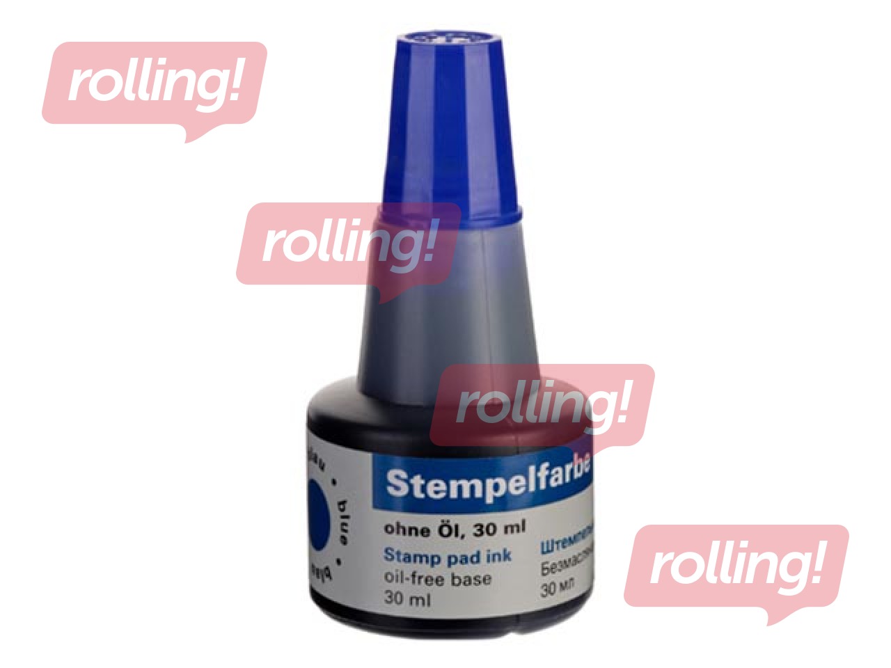 Zīmogu tinte Office Point, zila, 30ml