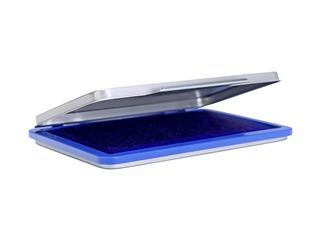 Stamp pad Office Point, blue ink, 117x70mm