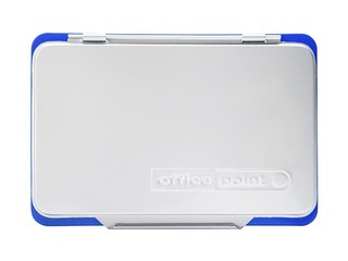 Zīmogspilventiņš Office Point, zils, 110x70mm