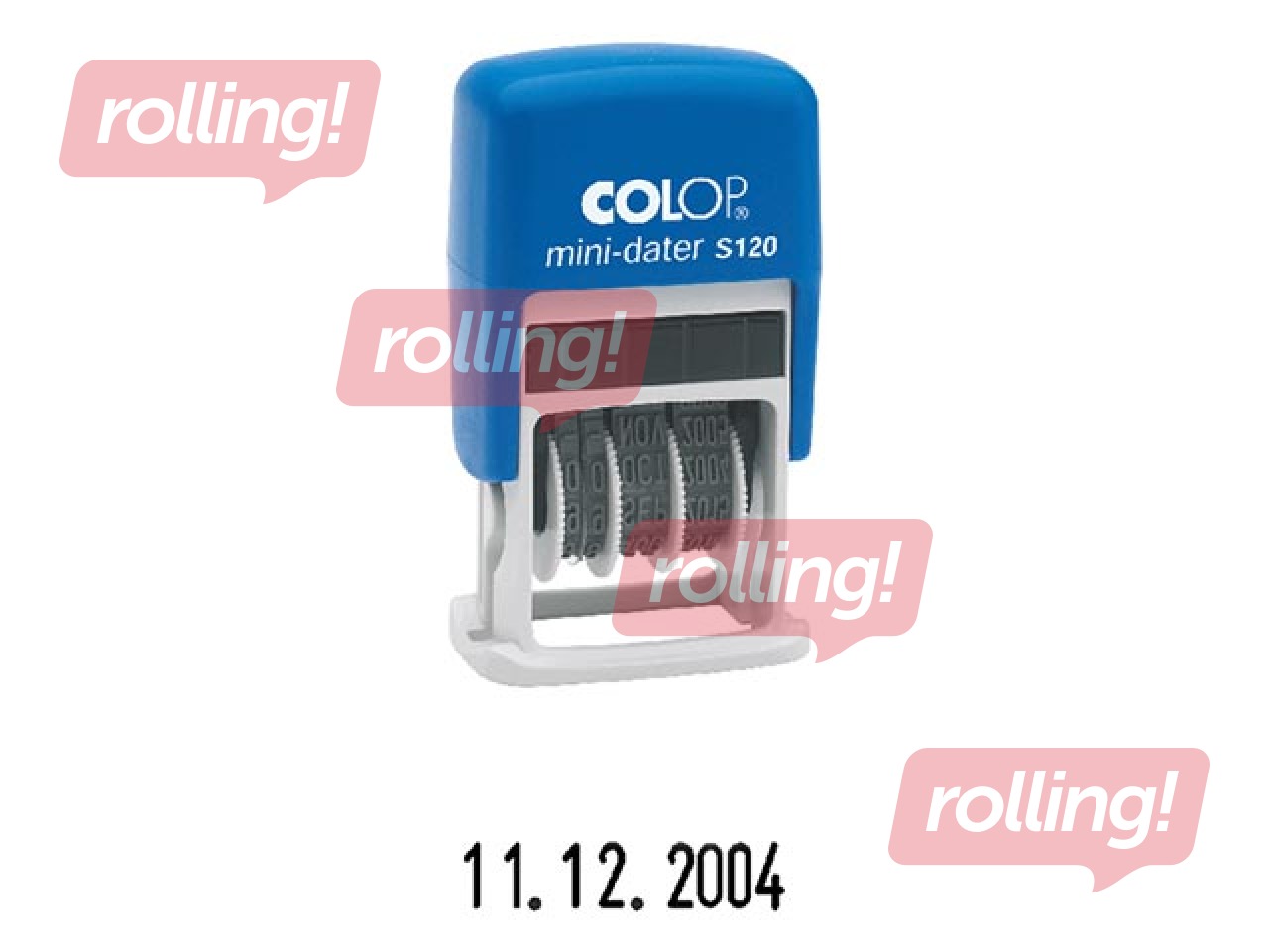 Date stamp Colop S120, numbers, black ink