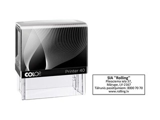 Zīmogs pēc pasūtījuma, Printer 40