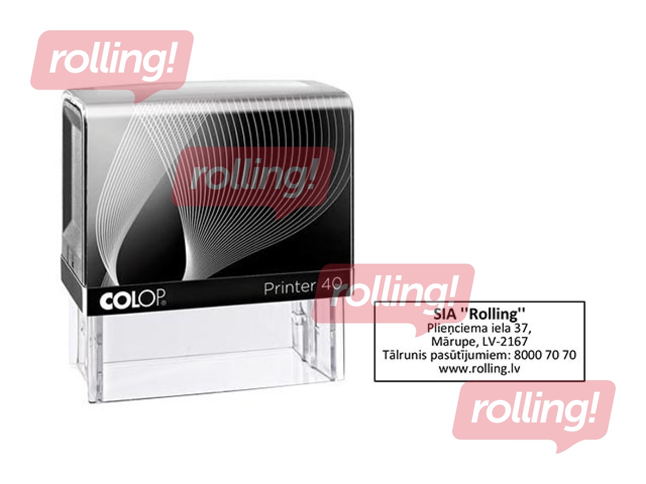 Zīmogs pēc pasūtījuma, Printer 40