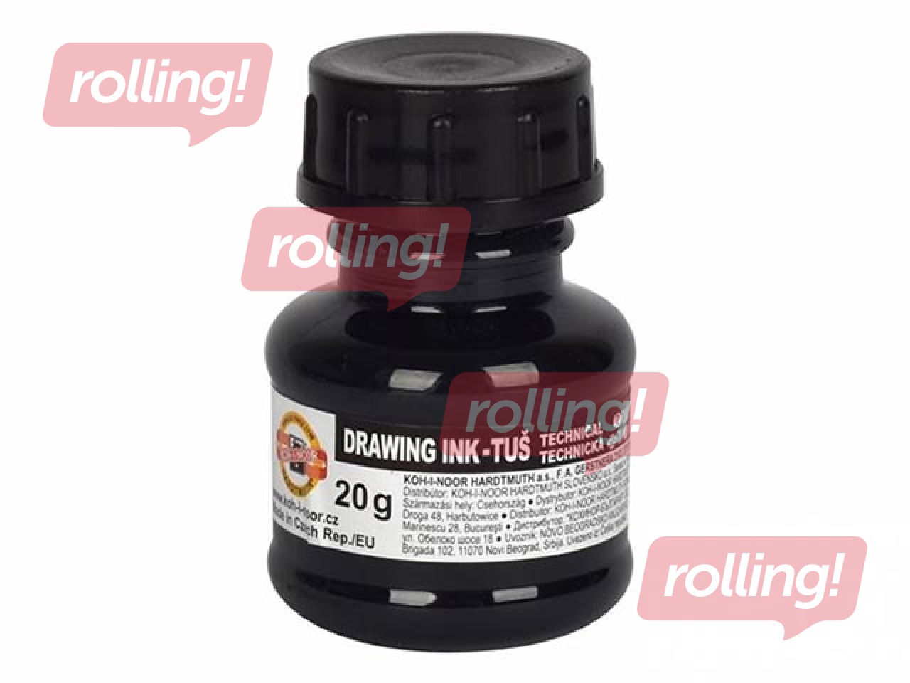 Tuša Koh-i-Noor, melna, 20ml