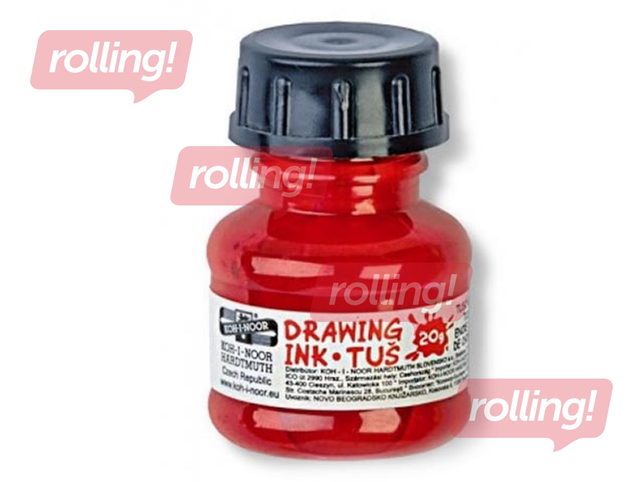 Ink Koh-i-Noor, red, 20ml