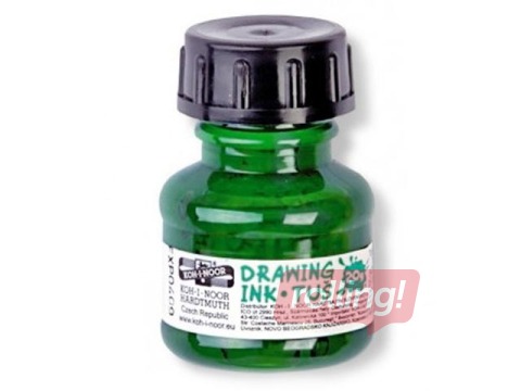 Тушь Koh-i-Noor,зеленая, 20ml