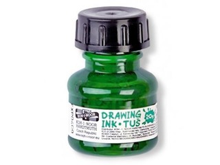 Тушь Koh-i-Noor,зеленая, 20ml