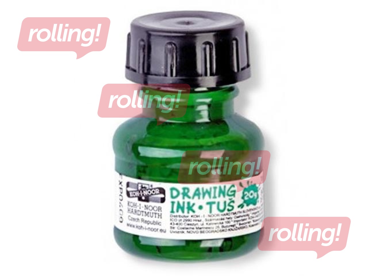 Тушь Koh-i-Noor,зеленая, 20ml