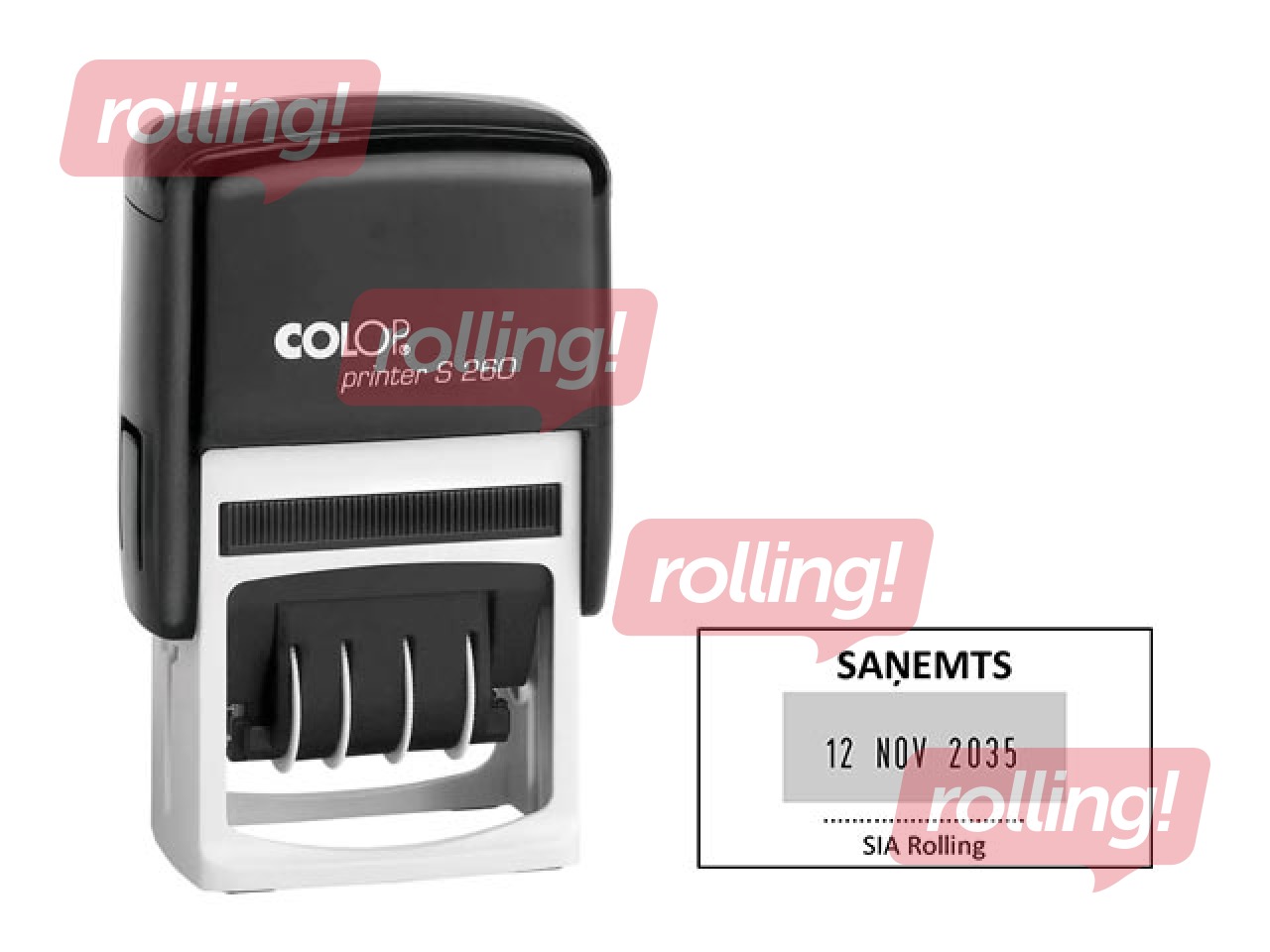 Custom stamp, Printer S260 Dater