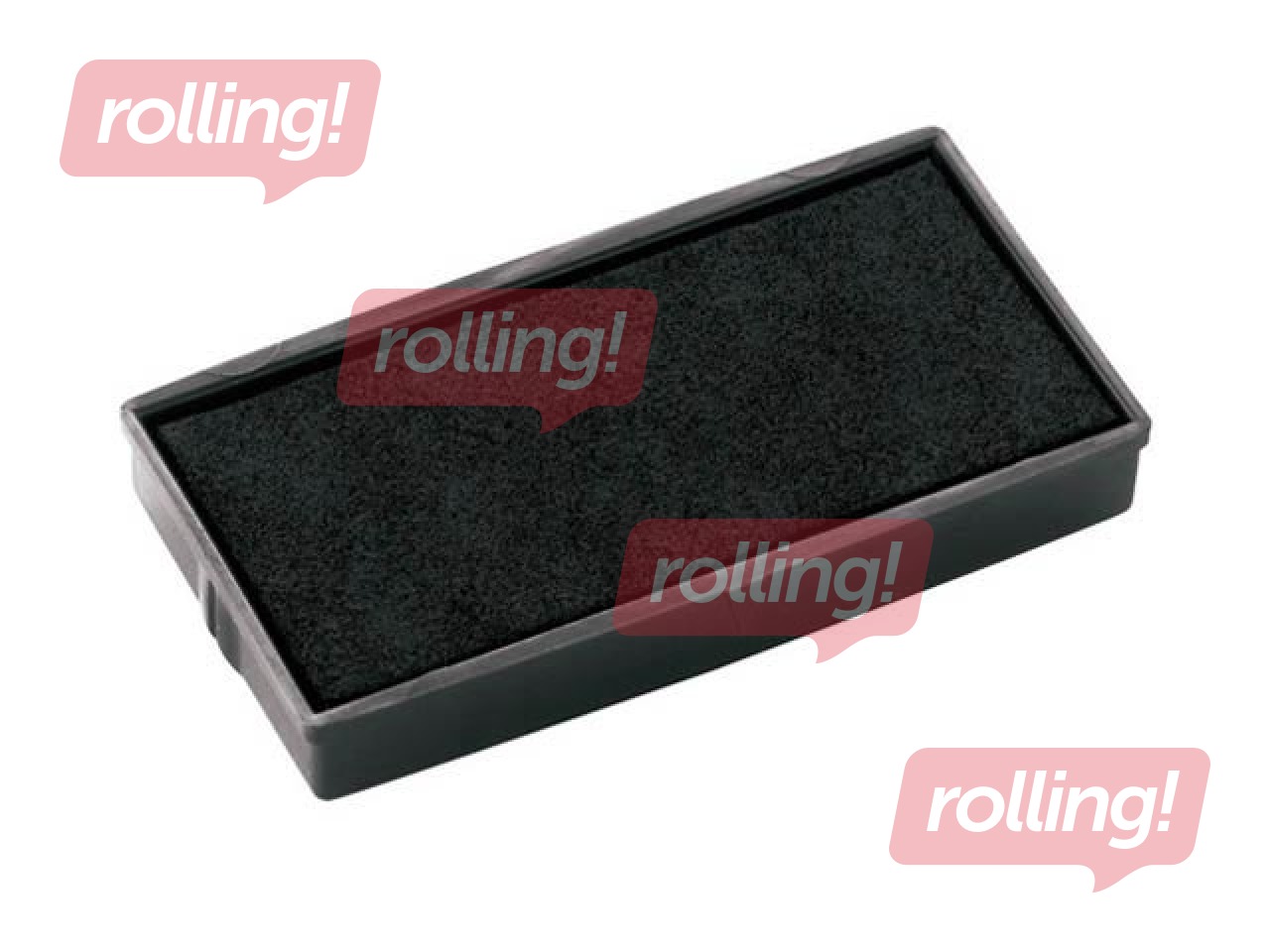 Zīmoga spilventiņš Printer E/40, melnā krāsā