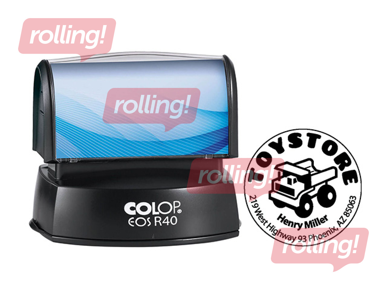 Custom stamp EOS R40