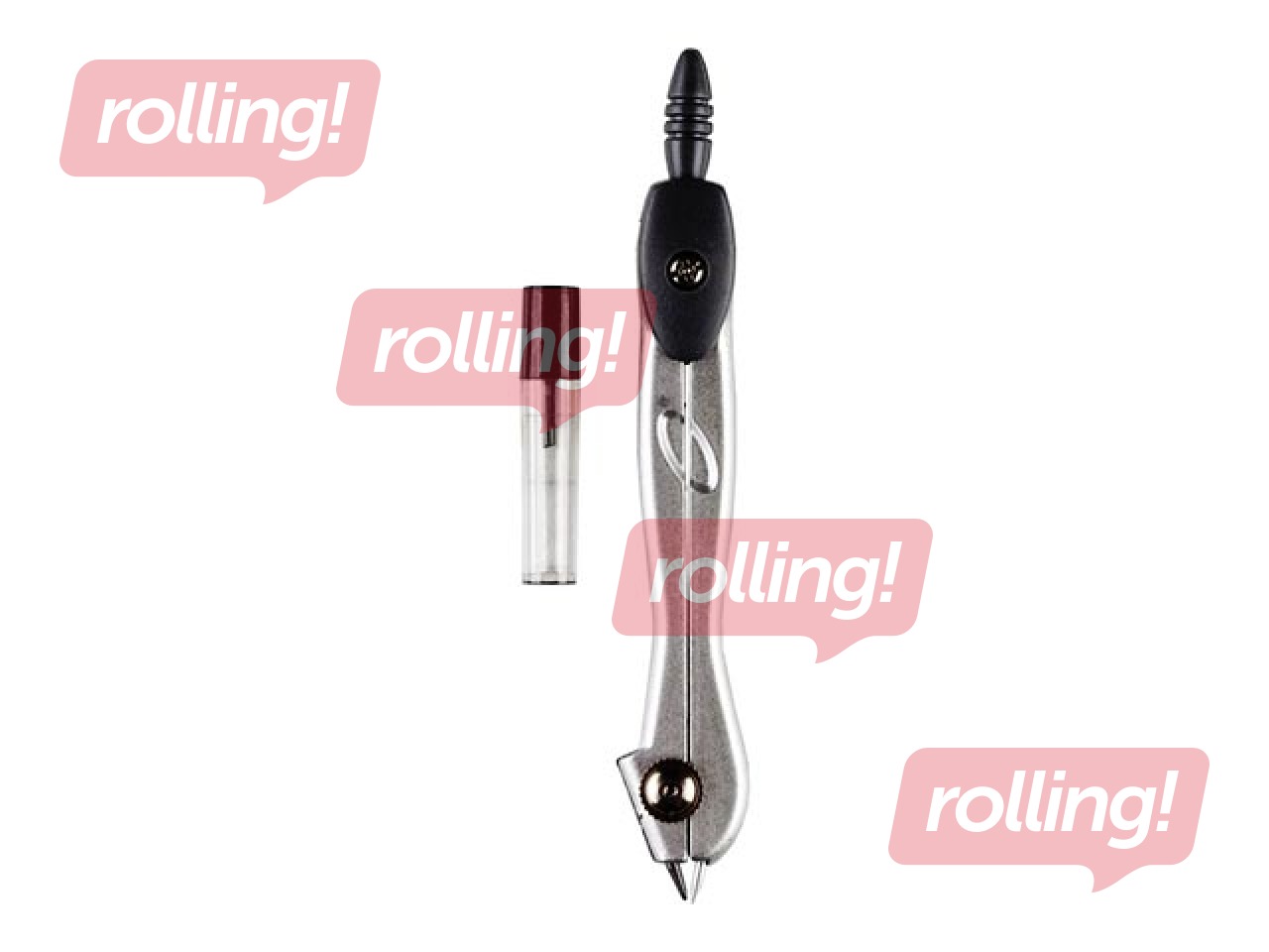 Cirkulis Centrum ar grafītiem, metāla