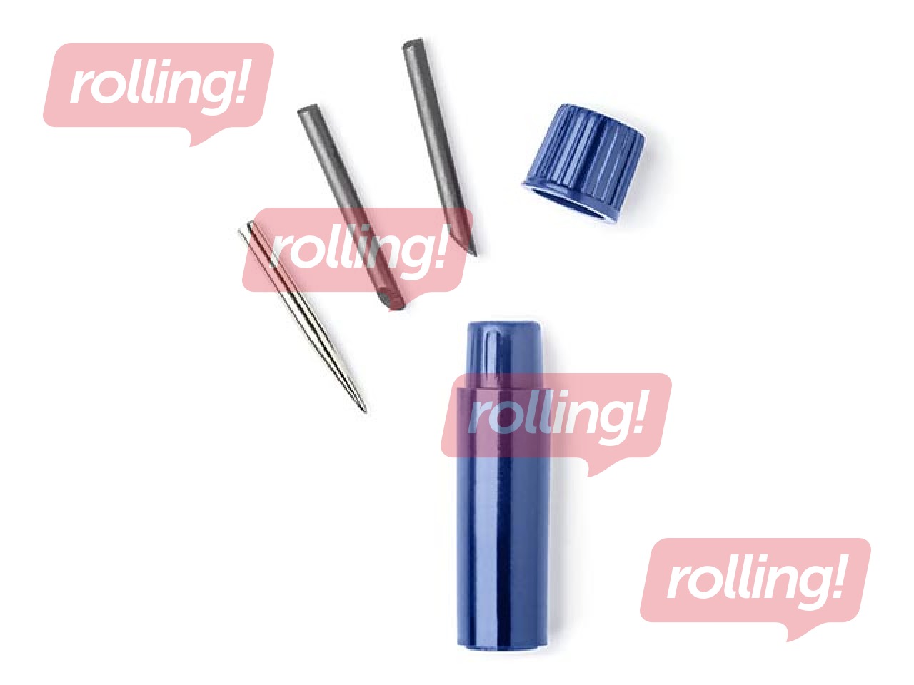 Cirkulis ar zīmuļa turētājiem un lineālu Staedtler Noris 550 01/02, zils