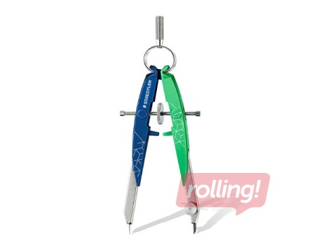 Циркуль Staedtler, 556, металлический, зелёный/синий