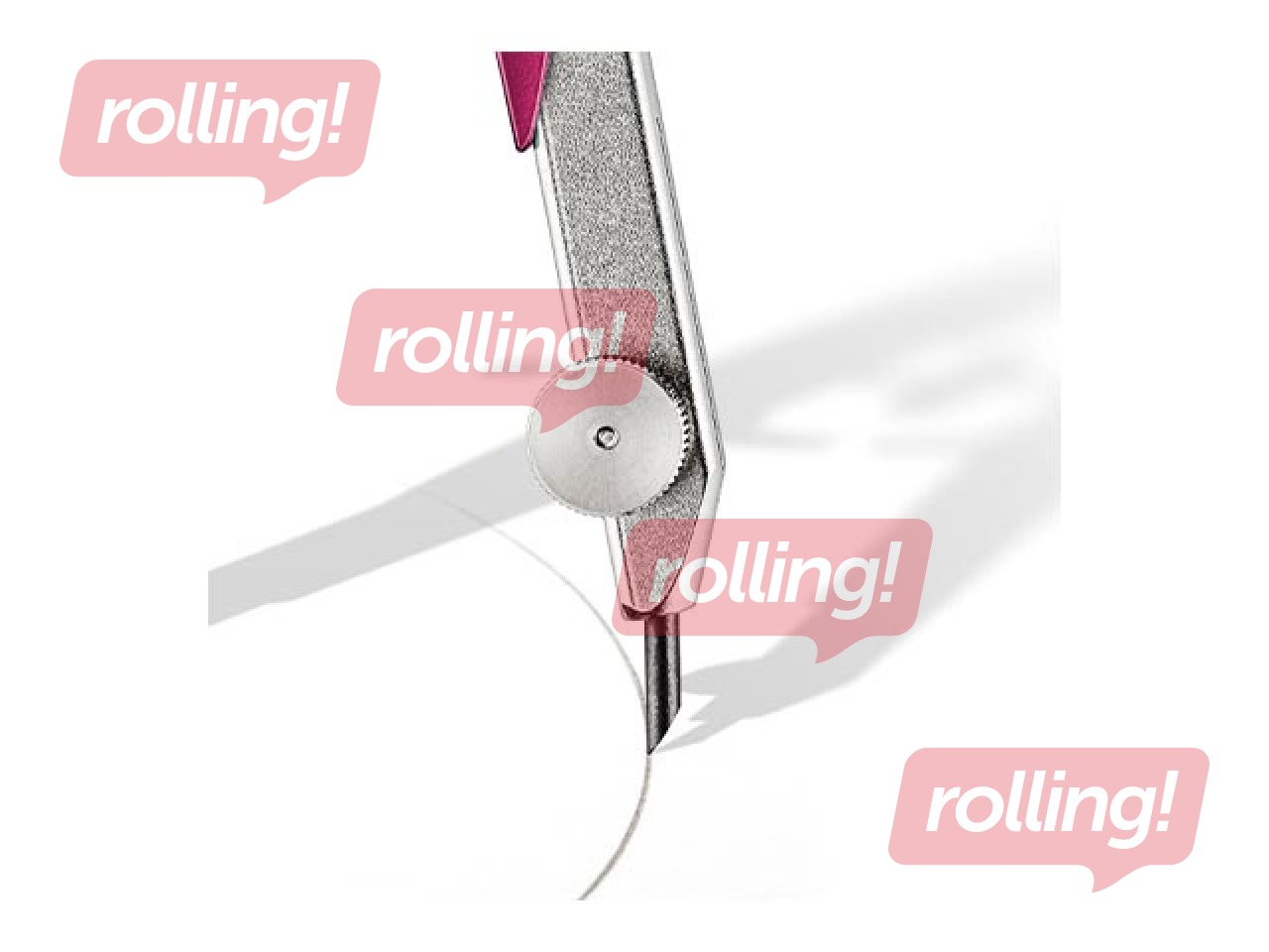 Cirkulis Staedtler, 556, metāla, rozā/zils